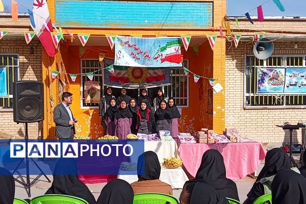 جشن دهه فجر در دبیرستان گلستان آشخانه