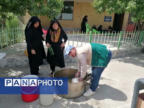 برپایی موکب عاشورایی اربعین حسینی در شیروان