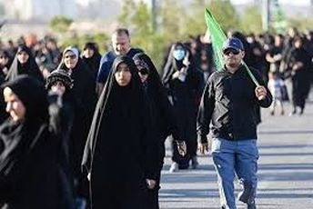 راهپیمایی جاماندگان اربعین حسینی در تویسرکان