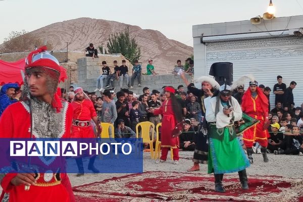 مراسم تعزیه خوانی حسینی در روستای حسین آباد شهرستان شیروان