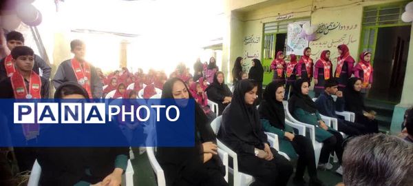 برگزاری مراسم شاهنامه‌خوانی و حافظ‌خوانی همراه با افتتاح نمایشگاه کتاب در مدرسه میلاد و کوثر نبی سعدآباد