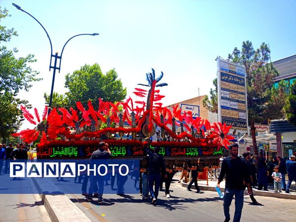 عزاداری هیأت های کاشمر در روز هفتم ماه محرم