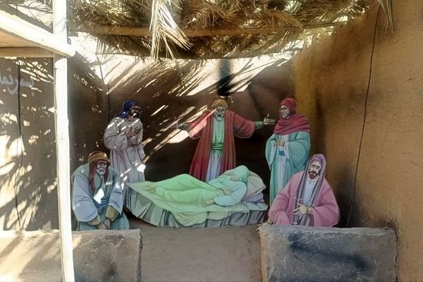 بازدید دانش‌آموزان دبیرستان علوم و معارف اسلامی صدرا از نمایشگاه حدیث غربت