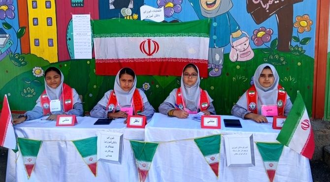  انتخابات شورای دانش‌آموزی در مدرسه پیامبر اعظم(ص)