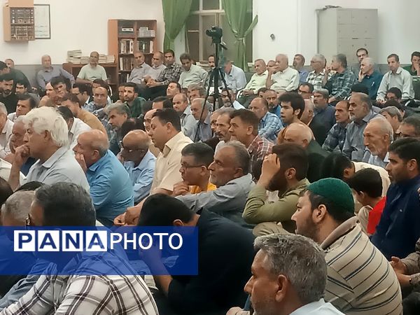 مراسم نخستین سالگرد شهادت شهدای خدمت در مسجد الهادی نیشابور 