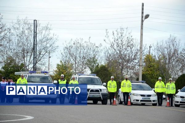 برگزاری رزمایش طرح زمستانه پلیس‌راه فرماندهی انتظامی استان گلستان