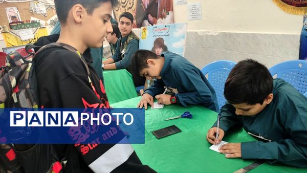 انتخابات شورای دانش‌آموزی در دبیرستان پسرانه امام حسین(ع) کاشمر