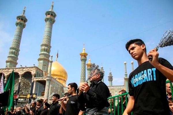 بلوار پیامبر اعظم قم میعادگاه پیاده روی عاشقان اباعبدالله