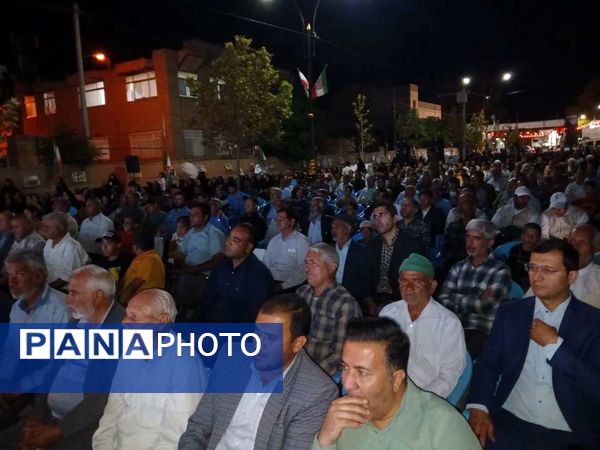 گرامیداشت ۲۲ شهید محله فردوسی خلیل‌آباد