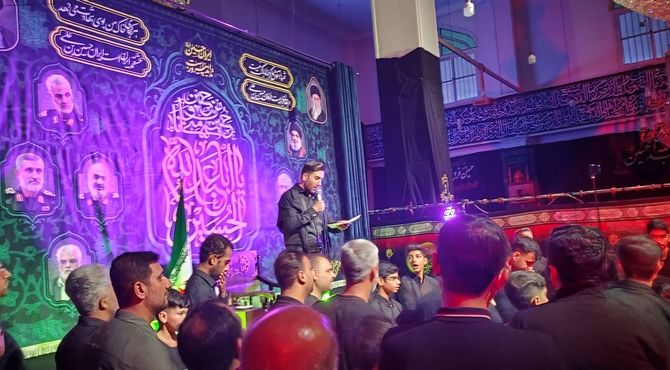 مراسم عزاداری تاسوعا و عاشورای حسینی در مسجد مهدی موعود (عج) در بندرعباس