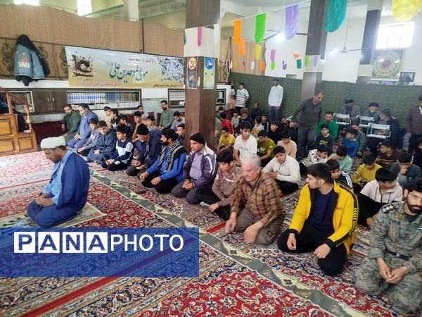 اعتکاف دانش آموزان پسر در باخرز