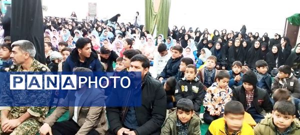 یادواره شهدای معلم و دانش آموز شهر زاوین 