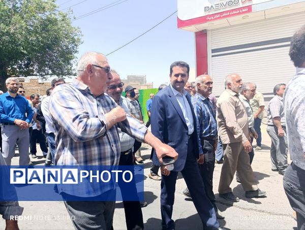 راهپیمایی در پی تجاوز رژیم صهیونسیتی به خاک کشور و تشییع پیکر شهید مدافع وطن محمد امین صدری