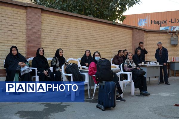 بدرقه دانش‌آموزان بهارستانی به راهیان‌نور