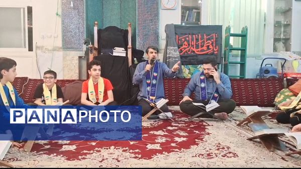 اعتکاف دانش‌آموزی در گرگان