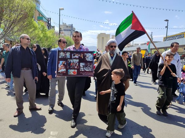 راهپیمایی روز جهانی قدس در مشهد مقدس
