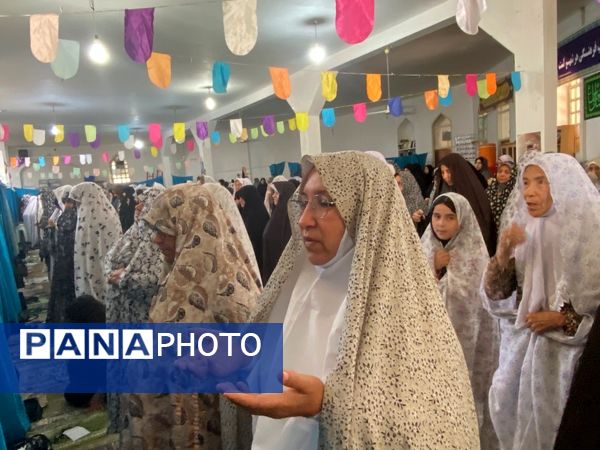 حضور جمعی از فرهنگیان مانه و سملقان در نماز عبادی سیاسی جمعه