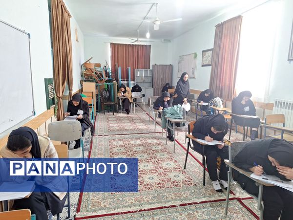 امتحانات نوبت اول در مدرسه برادران رحمانی خلیل آباد