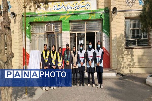 بیست و هفتمین مانور زلزله سراسری در دبیرستان شهید مجید دهنوی نیشابور 