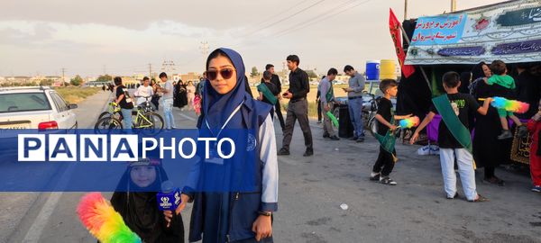 برپایی موکب نهادهای اداره آموزش و پرورش در شیروان