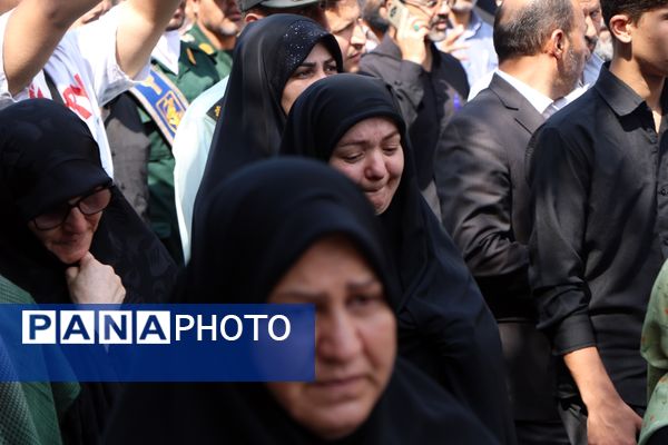 تشییع پیکر شهید نارنجی در ارومیه