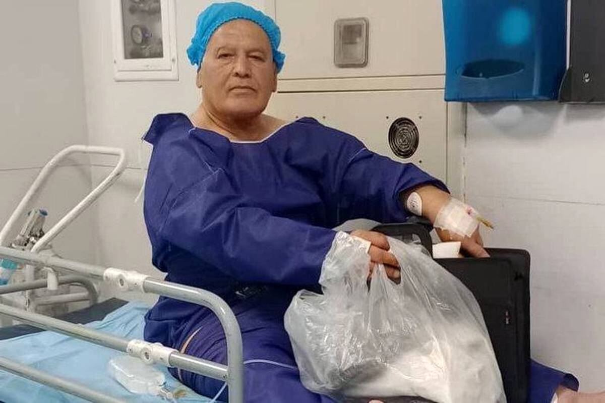 مرد برنزی ایران در جهانی ۱۹۷۸ بستری شد
