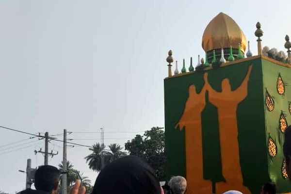 آیین سنتی منبر گردانی در شهرستان میناب 