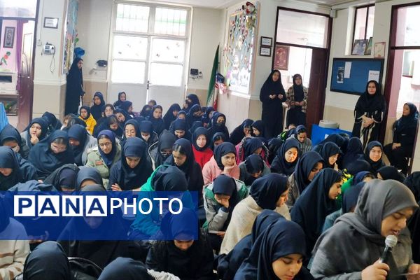 مراسم  ایام فاطمیه در آموزشگاه امام خامنه‌ای شاهد 16ناحیه 4 شیراز