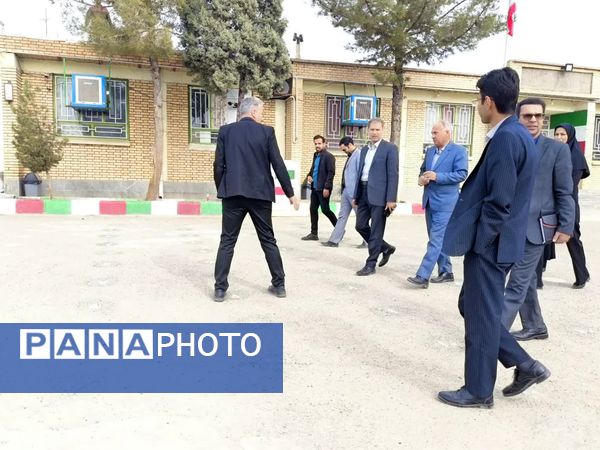 بازدید معاون پرورشی و کارشناس فرهنگی اداره آموزش پرورش  کاشمر از دبستان شهید پسندیده فدافن