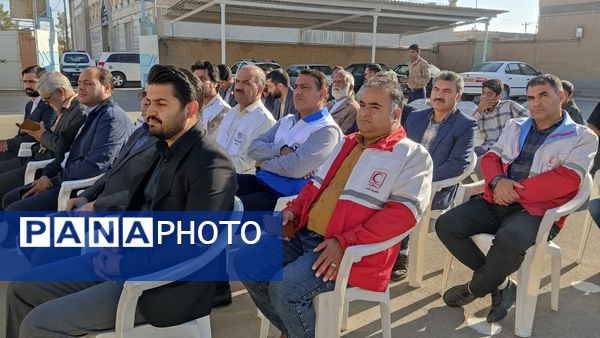 آیین نواختن زنگ استکبار ستیزی و یادواره وطن یار در هنرستان آیت الله خامنه‌ای بجستان