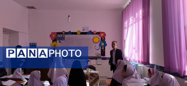 بازدید راهبر آموزشی از دبستان شهید نجفی فدافن