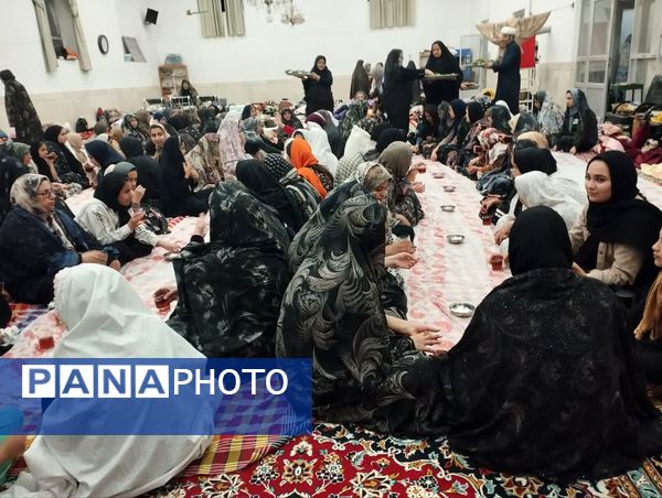 مراسم اعتکاف در مسجد روستای مهدی آباد خلیل آباد