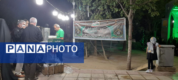 مراسم دعا و نیایش در جوار مزار شهید گمنام بوستان امام حسن مجتبی(ع) قم