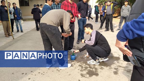 برگزاری فعالیت پژوهشی دانش‌آموزان دبیرستان نمونه دولتی معلم ساوجبلاغ