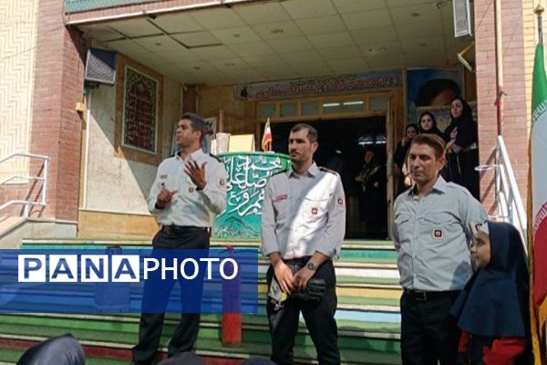 گرامیداشت روز آتش‌نشانی و ایمنی در مدارس شهرستان پیشوا