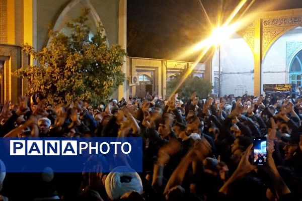 تشییع نمادین حضرت زهرا(س) با اشک و ارادت