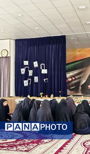 استقبال از شهید گمنام در مدارس ابرکوه