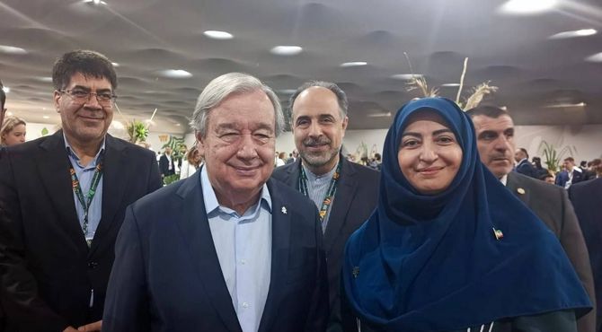 دیدار رئیس سازمان حفاظت محیط زیست با دبیرکل سازمان ملل