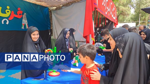 مواکب فرهنگی و پذیرایی در روز اربعین در امامزاده محروق و ابراهیم نیشابور 