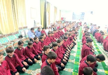  زنگ نماز در دبیرستان پسرانه شهید هاشمی نژاد ناحیه۲ مشهد