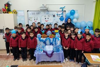 جشن آب در مدرسه فردوسی یک اردبیل