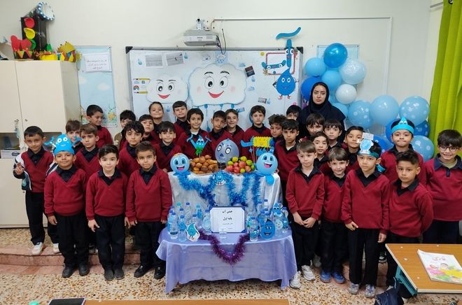 جشن آب در مدرسه فردوسی یک اردبیل