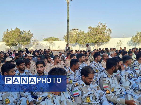 مراسم بزرگداشت سوم خرداد و شهدای عملیات بیت المقدس در جزیره بوموسی 