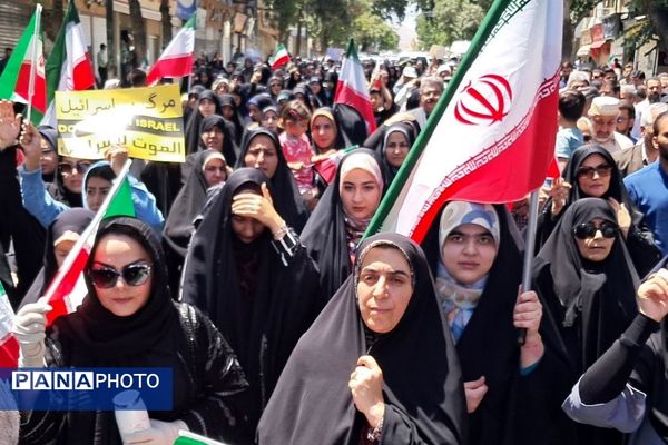 حماسه باشکوه ملت بزرگ ایران در راهپیمایی جمعه خشم و نصر 
