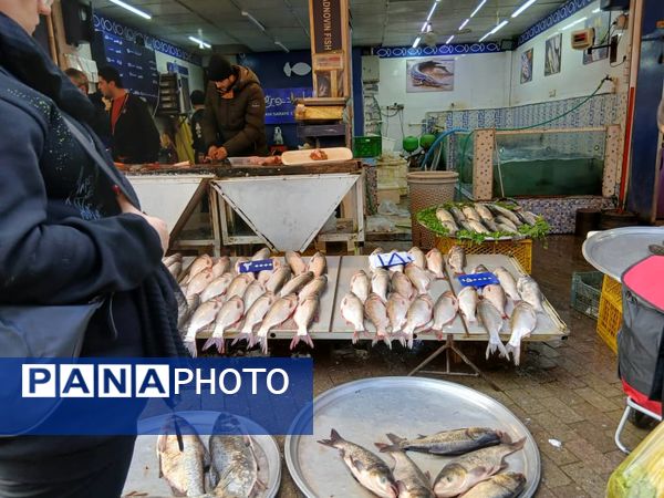 شب یلدا در بازار رشت