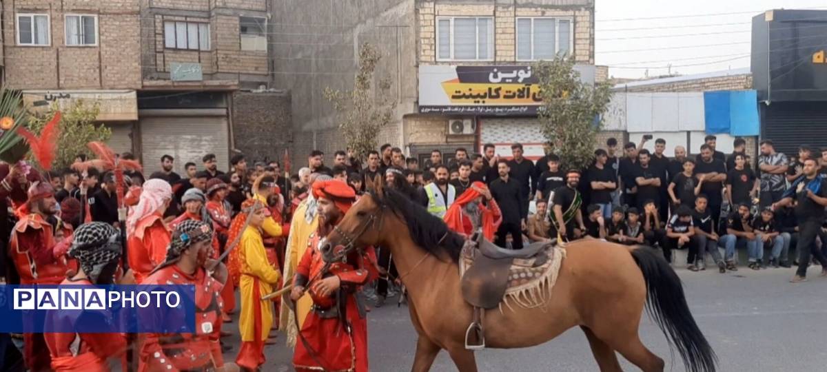 برگزاری مراسم تعزیه‌خوانی در منطقه نیروگاه قم