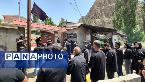 میزبانی خانواده شهید سلیمان سلیمانی از هیات فاطمیون بلده