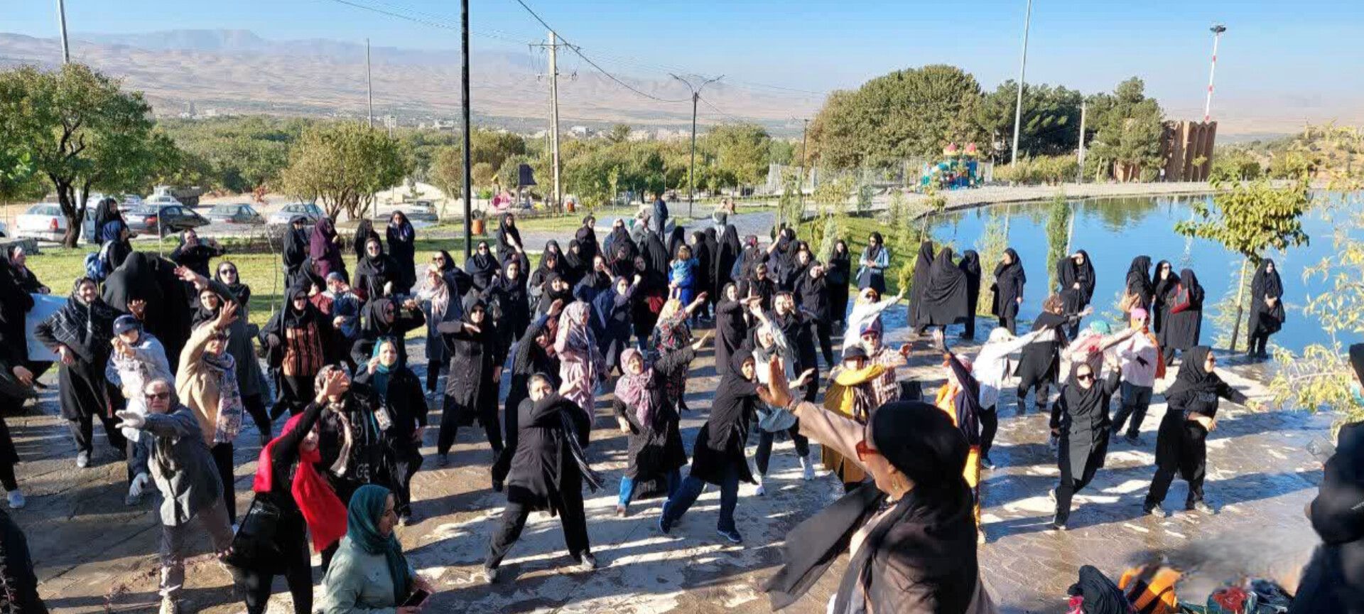 پیادهروی بانوان با شعار «بانوی سالم، جامعه سالم» در تویسرکان برگزار شد