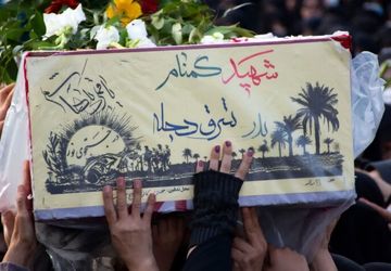 استقبال از پیکر مطهر شهید گمنام در مصلای شهرستان کردکوی