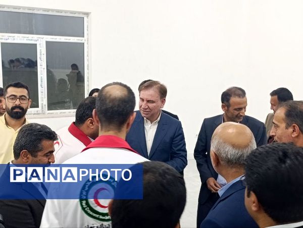 افتتاح ساختمان جمعیت هلال احمر شهرستان جم